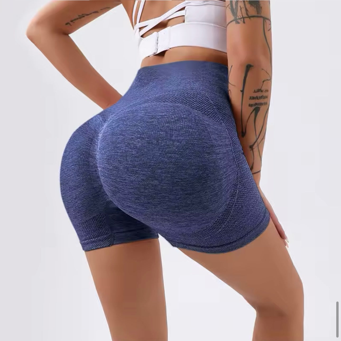 Short de sport taille haute effet push-up